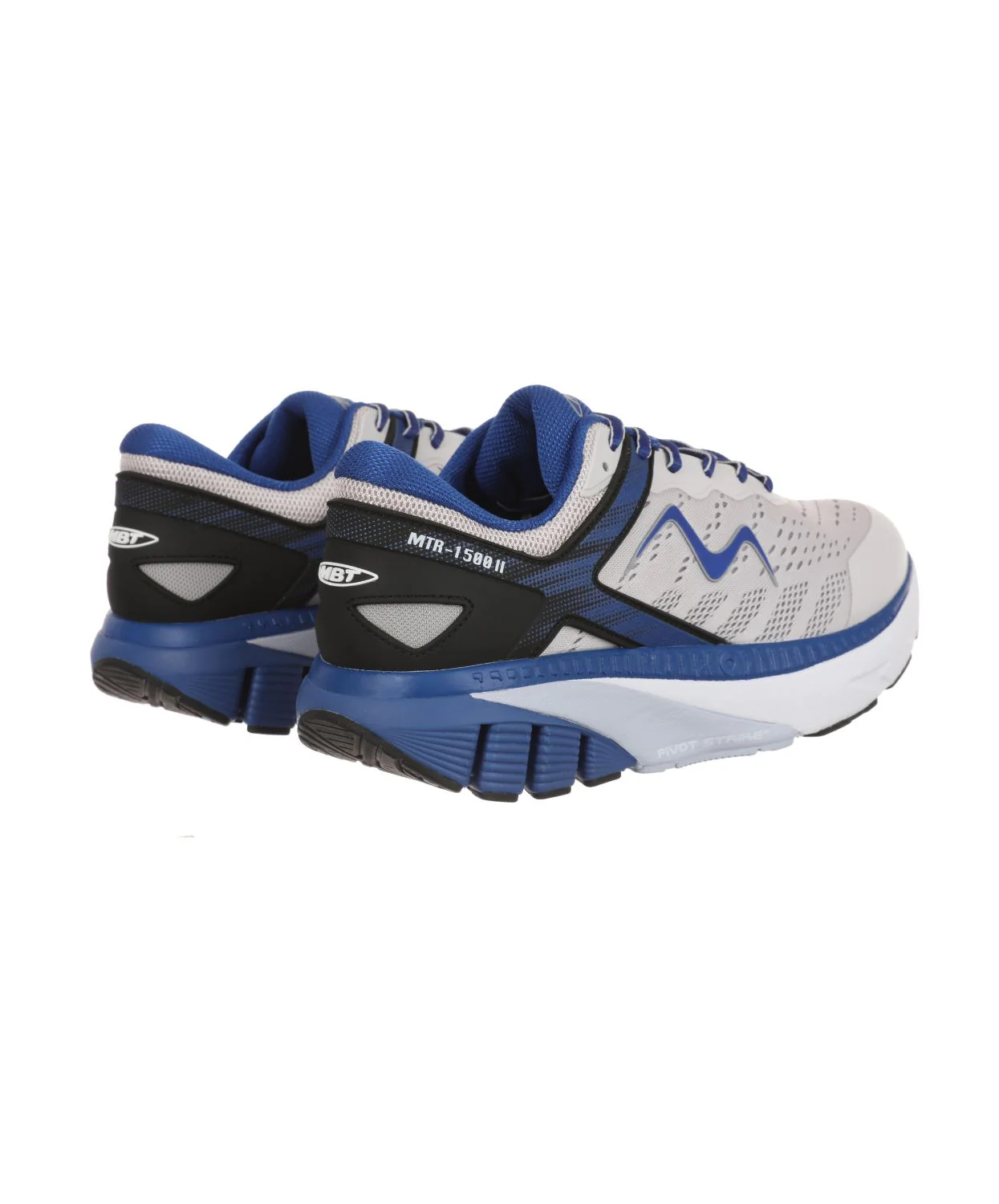 MBT MTR-1500 II Lace Up Grey/Blue Mens Sneakers - Image 7