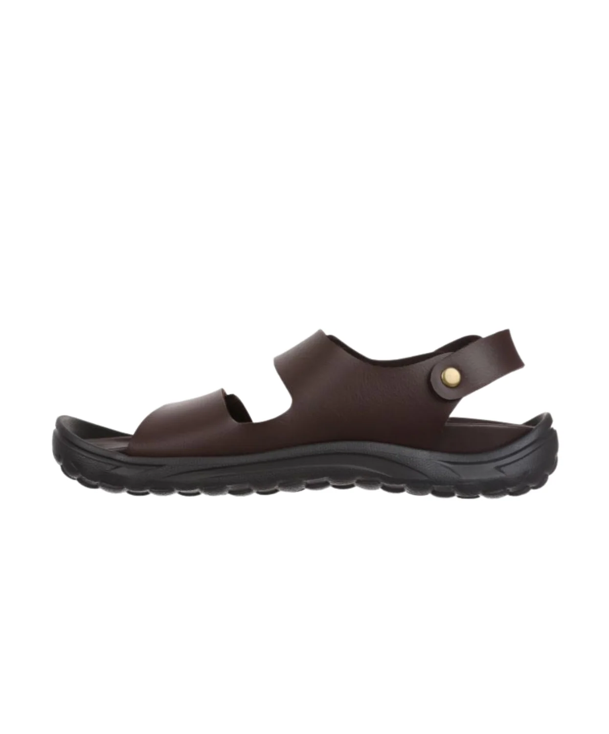 MBT Nagano Dark Brown Mens Recovery Sandals - Image 3