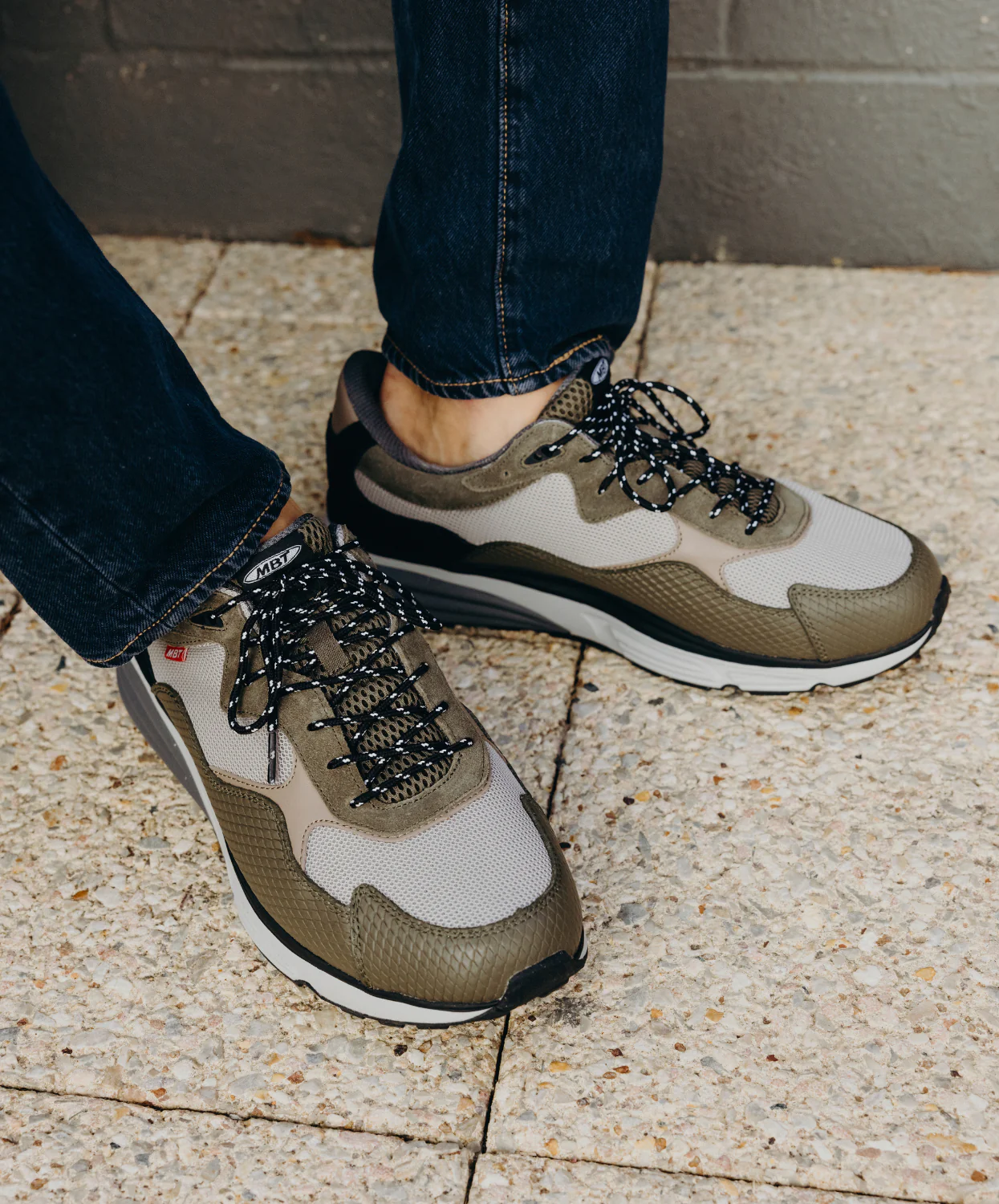 MBT Narita Olive Mens Sneakers - Image 3