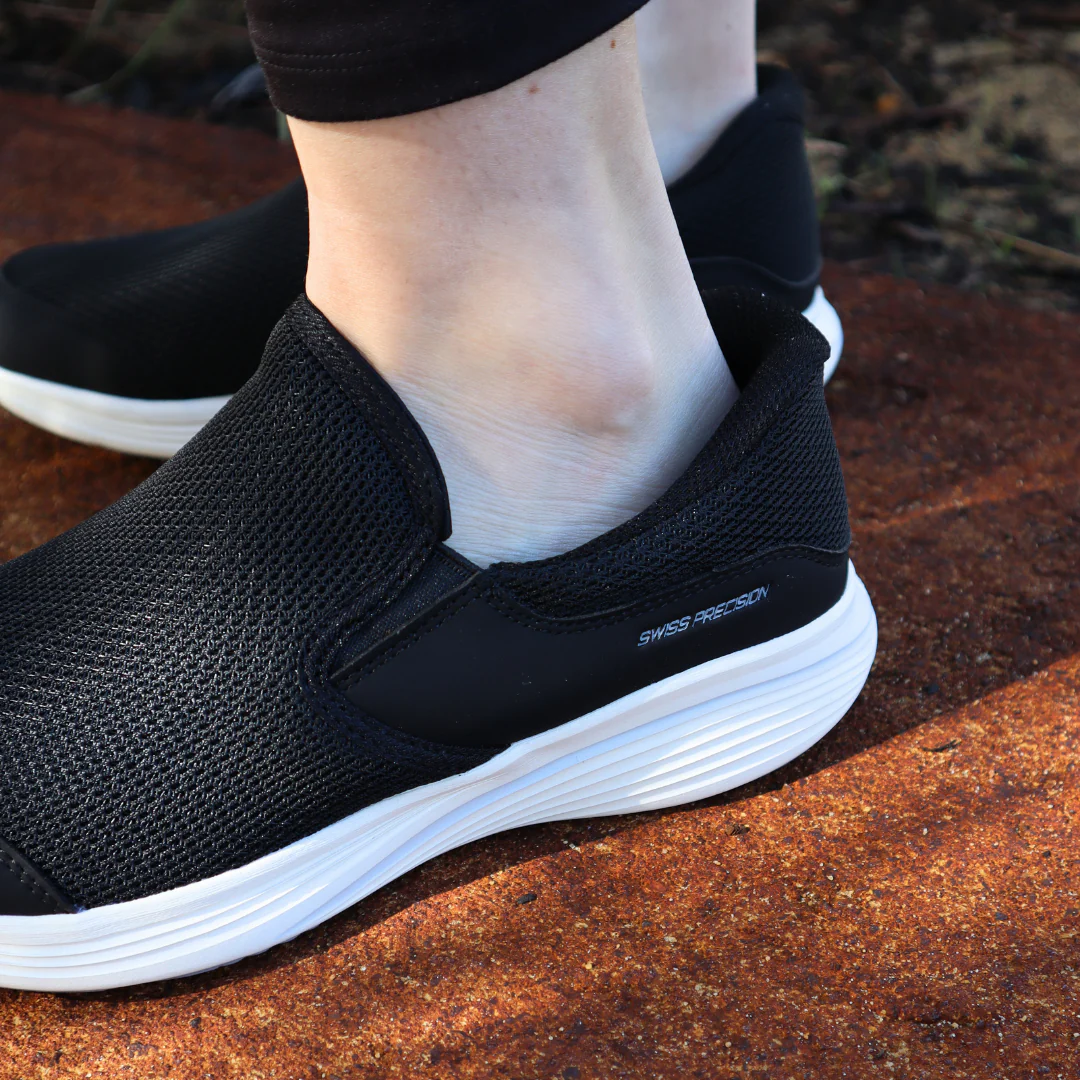 MBT SF-Modena IV Slip On Black Womens Sneakers - Image 6