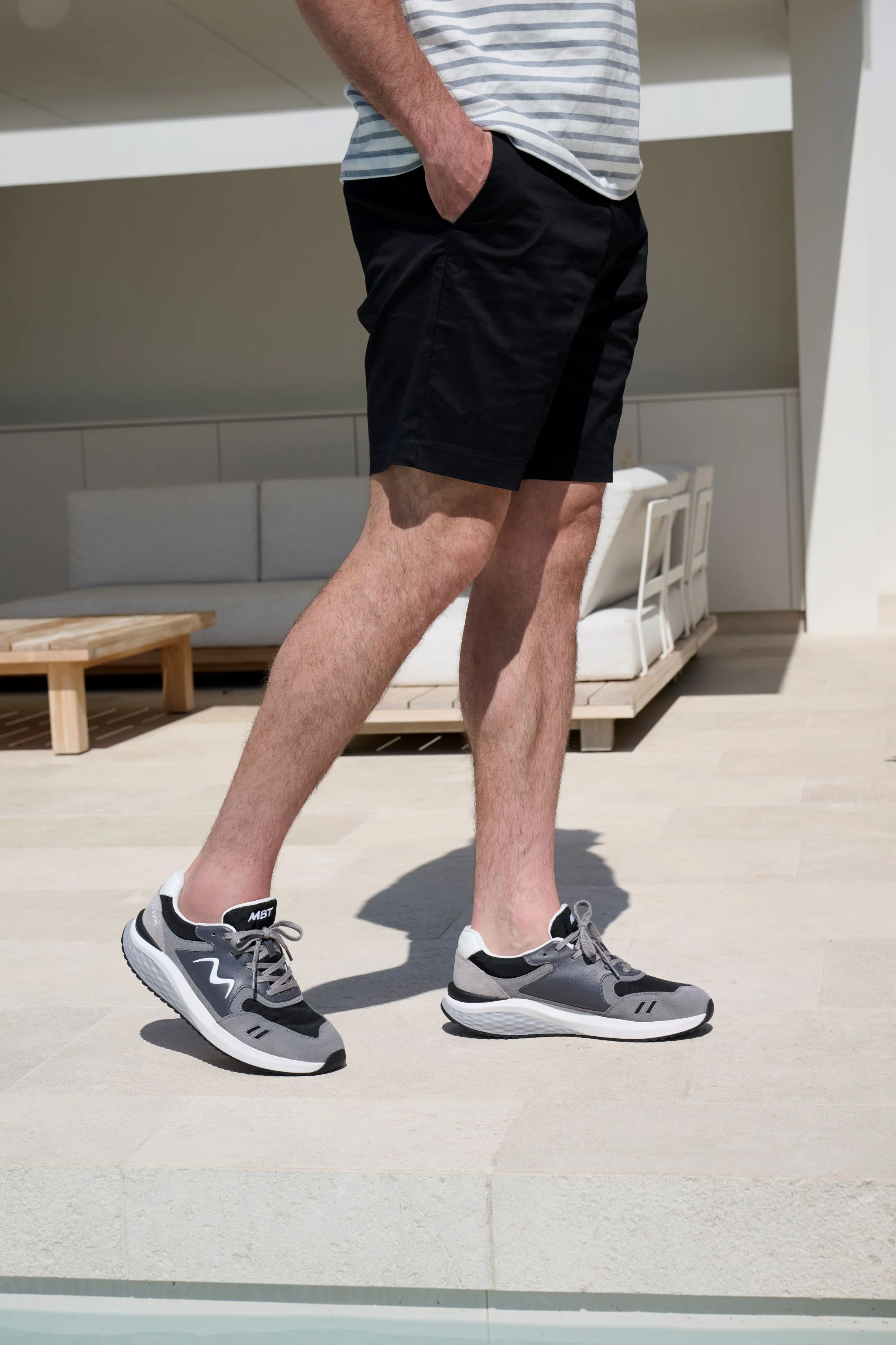 MBT Soho 1996 Black/Grey Sensor Mens Sneakers - Image 3