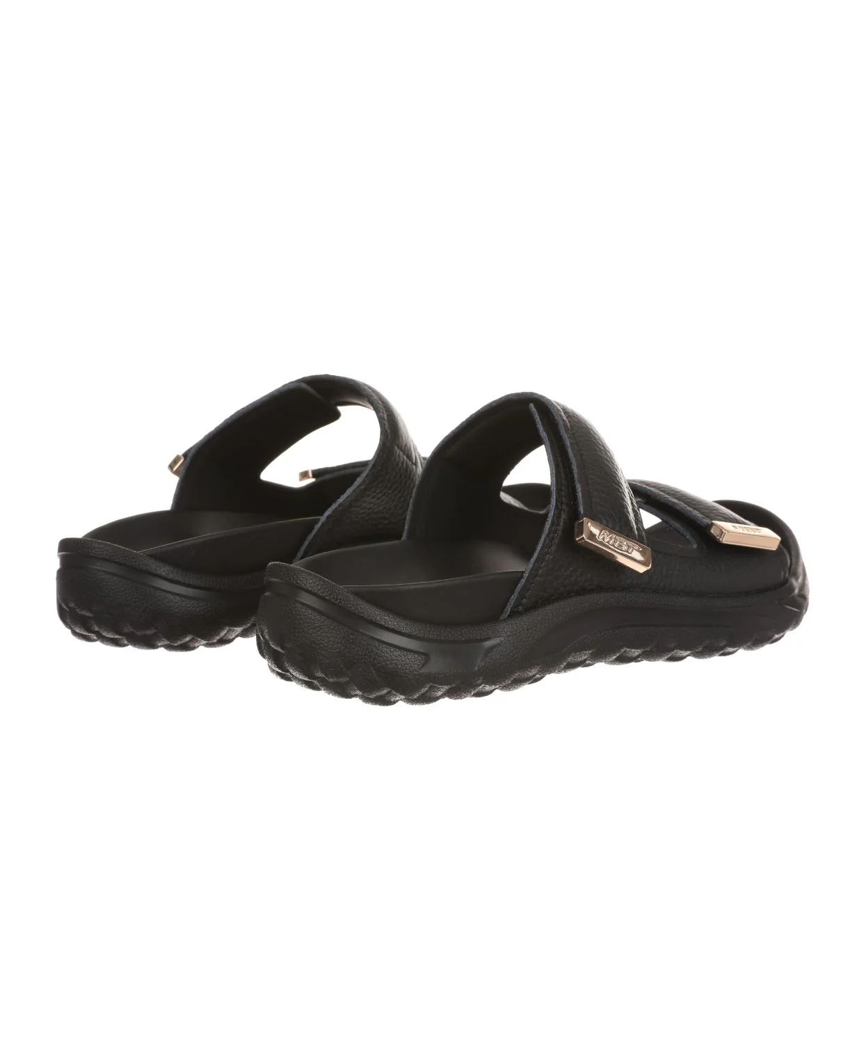 MBT Tokyo Black/Black Womens Recovery Slides - Image 5