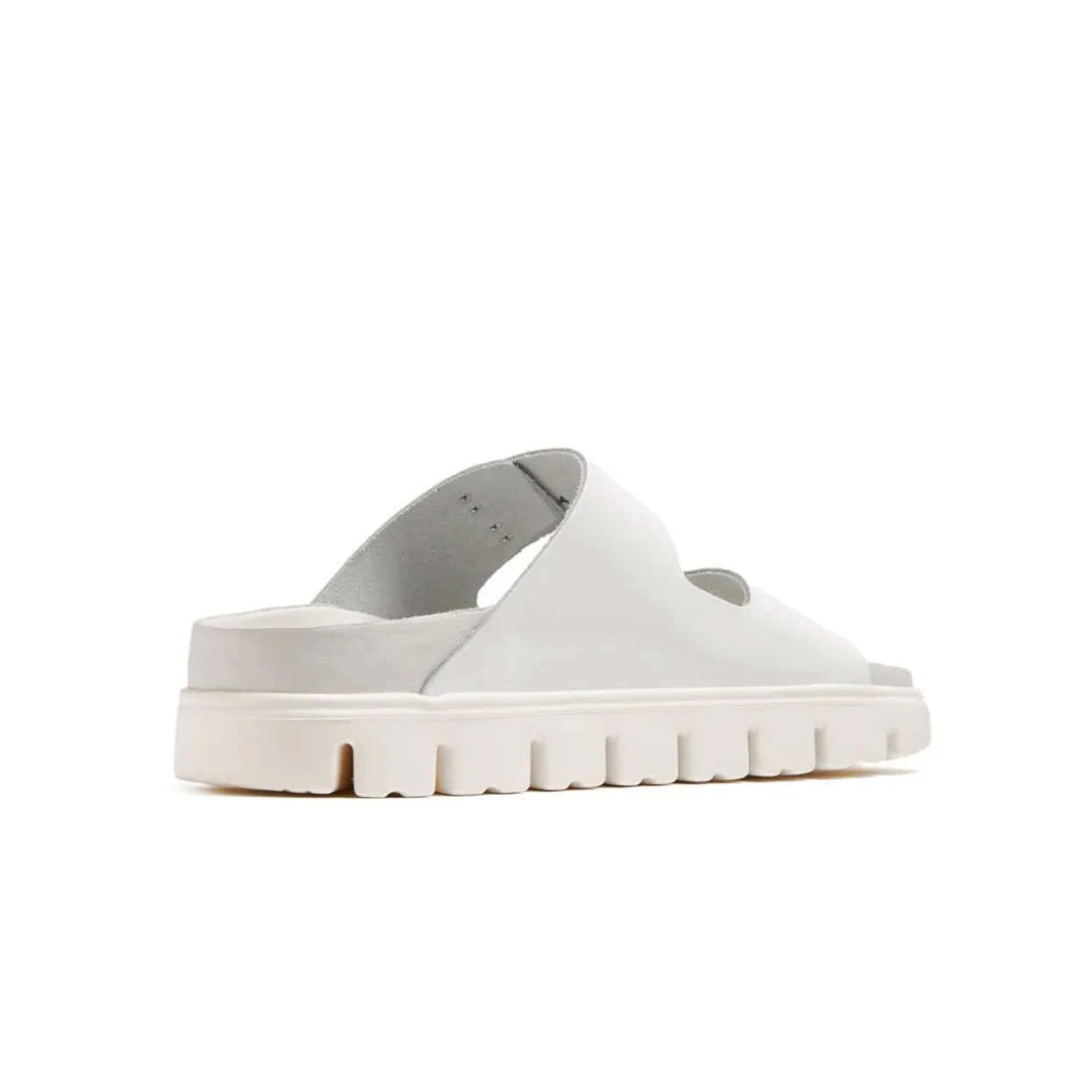 Papillio Arizona Exquisite Leather Chunky White Sandals - Image 4