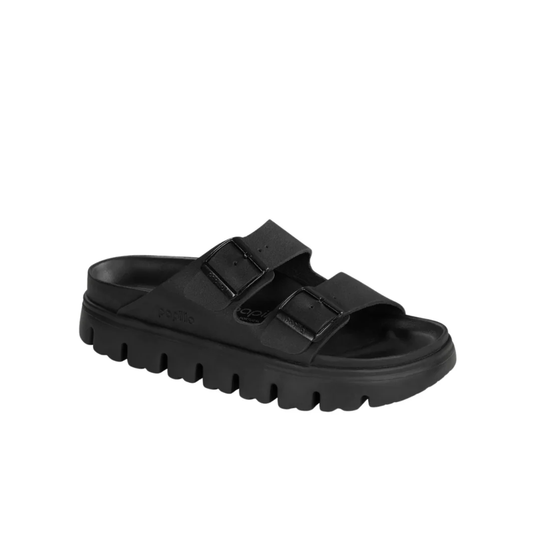 Papillio Arizona Exquisite Leather Chunky Black Sandals - Image 4