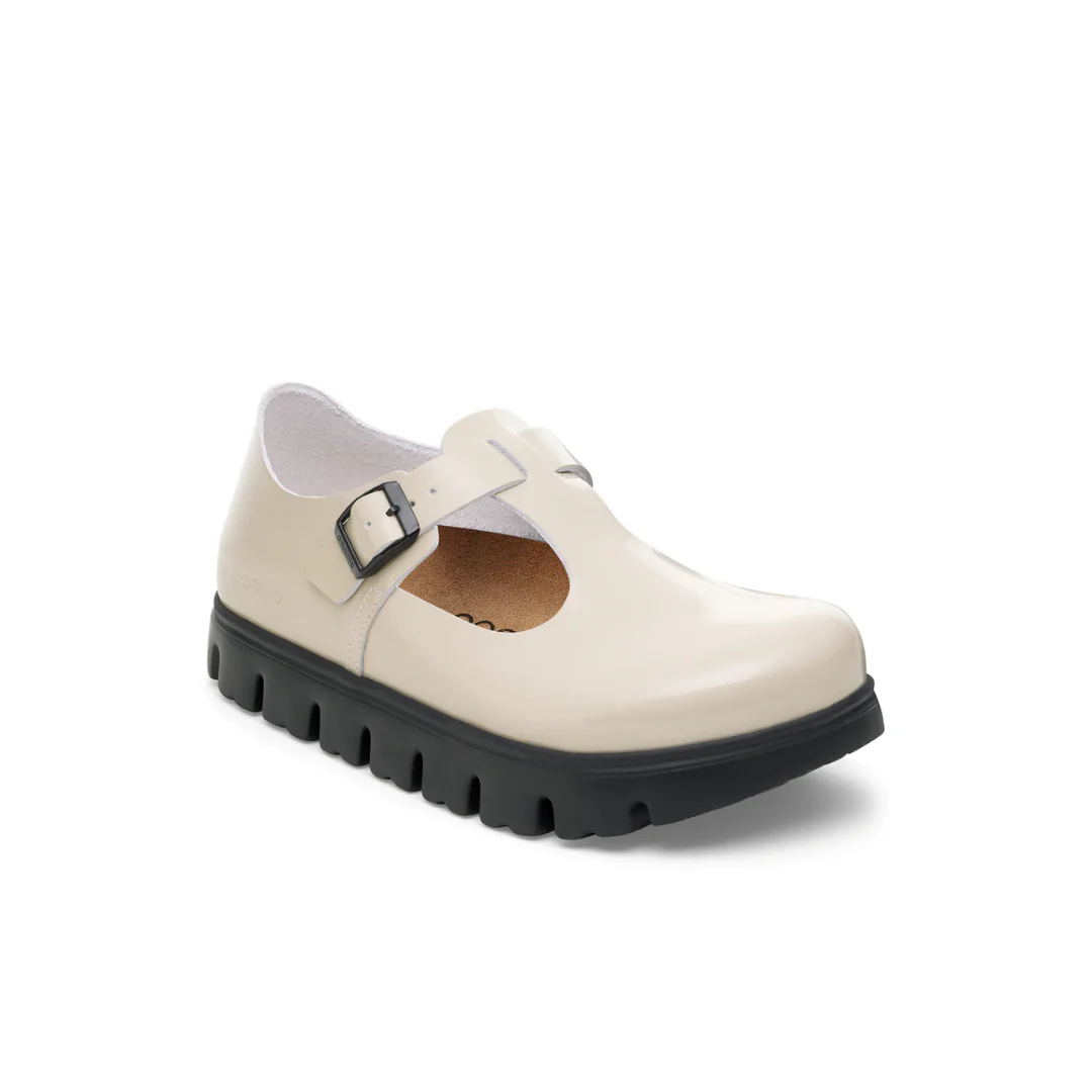 Papillio Paris Chunky Smooth Leather Oyster Shoes - Image 4