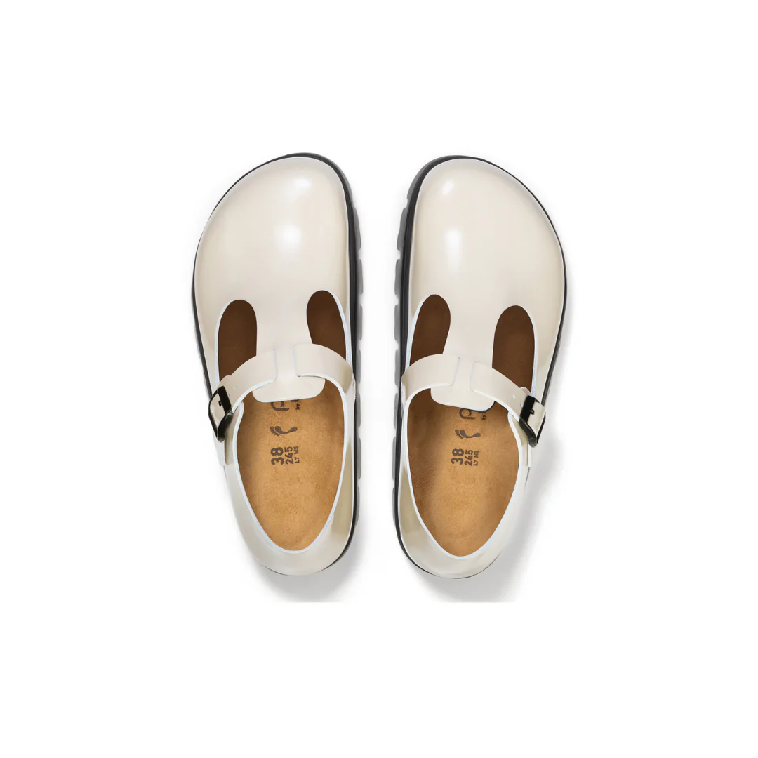 Papillio Paris Chunky Smooth Leather Oyster Shoes - Image 5